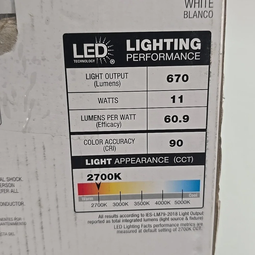 Commercial Electiric 5/6 inch LED‎ Ultra Deep Color Changing Baffle Trim